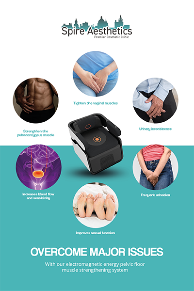 Image of EMS chair to treat Urine leakage Sheffield from Spire Aesthetics