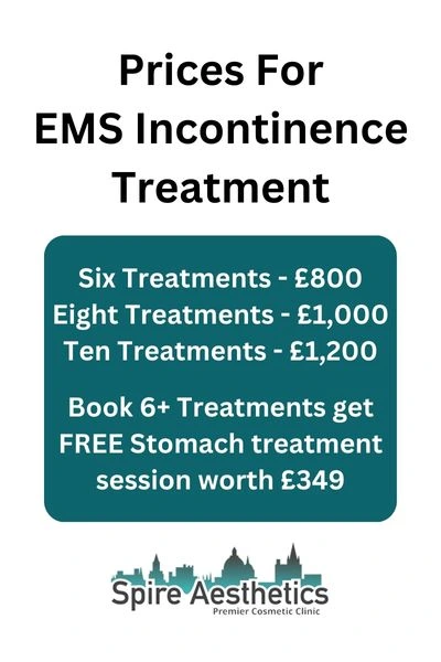 EMS Incontinence Treatment Prices Sheffield