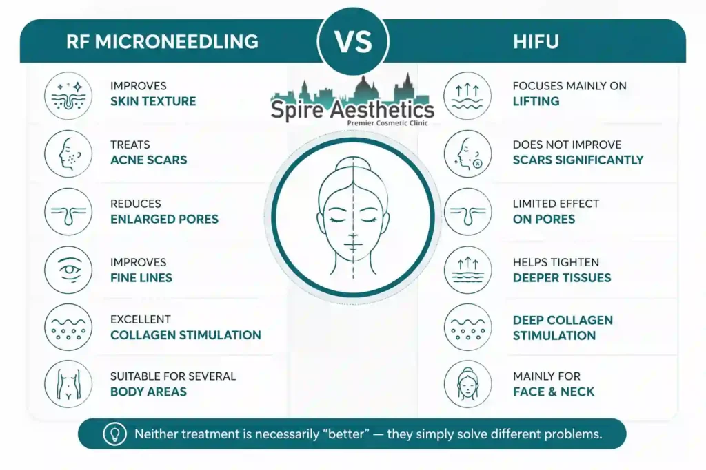 RF Microneedling vs HIFU: Which Treatment Gives Better Results Sheffield?